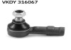 Наконечник тяги рульової Mazda 121 90-/323 89-/RX 7 III 92- SKF VKDY316067 (фото 1)