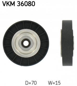 Паразитний, провідний ролик, полікліновий ремінь (пр-во SKF) VKM 36080