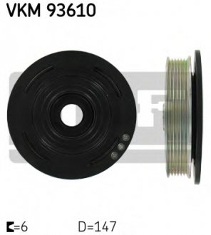 Ременной шкив коленвала SKF VKM 93610 (фото 1)