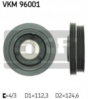 Шків коленвалу VKM96001