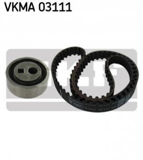 Комплект ременя ГРМ + ролик SKF VKMA 03111 (фото 1)