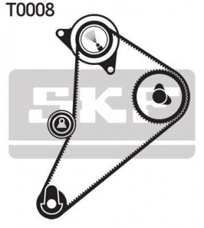 Комплект ГРМ (ремень + ролики) SKF VKMA 04300 (фото 1)