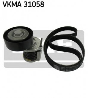 Комплект приводного ременя VKMA 31058