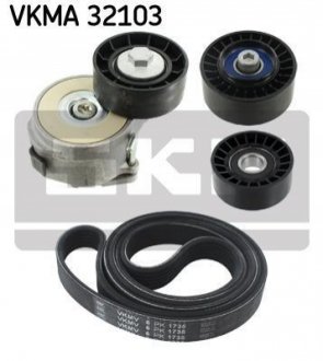 Комплект приводного ременя VKMA32103