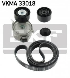 Комплект (ремінь+ролики) VKMA 33018