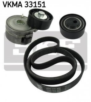 Поликлиновой ременный комплект VKMA33151