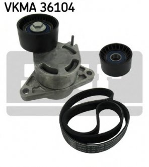 Комплект приводного ремня SKF VKMA 36104 (фото 1)