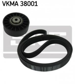 Поликлиновой ременный комплект VKMA38001