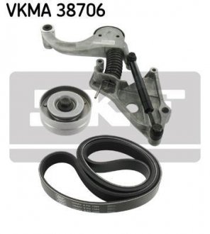 Комплект приводного ремня SKF VKMA 38706 (фото 1)