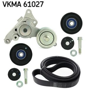 SKF TOYOTA К-кт ГРМ (ролики + ремінь + кріплення) HILUX VI (N1) 2.5 D-4D 01-05 VKMA 61027