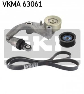 Комплект приводного ремня SKF VKMA63061 (фото 1)