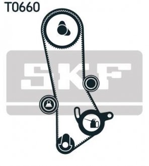 Комплект ГРМ (ремінь + ролики) SKF VKMA 91015 (фото 1)