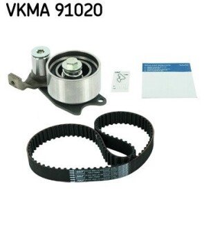 Комплект ГРМ (ремінь+ролик) SKF VKMA 91020 (фото 1)