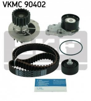 Комплект ГРМ (ремень + ролик + помпа) SKF VKMC 90402 (фото 1)