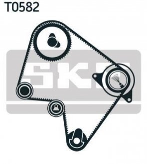 Комплект ГРМ (ремінь+ролик+помпа) SKF VKMC 96010 (фото 1)