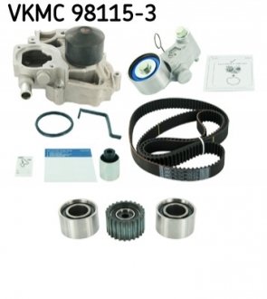 Комплект ГРМ (ремень+ролик+помпа) SKF VKMC 98115-3 (фото 1)