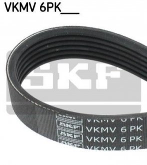 Ремінь привідний (полікліновий) SKF VKMV6PK1070 (фото 1)