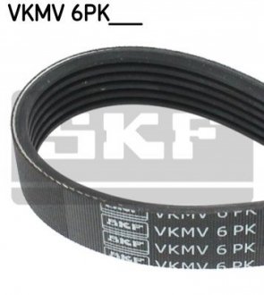 Ремінь привідний (полікліновий) SKF VKMV6PK1080 (фото 1)