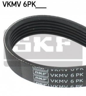 Поліклиновий ремінь VKMV 6PK1480