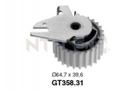 Натяжной ролик, ремень ГРМ ALFA ROMEO 60812622 (Пр-во NTN-SNR) GT358.31