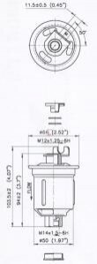 Паливний фільтр S1586B