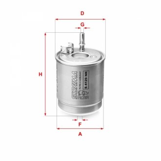 Фільтр палива S 4129 NR