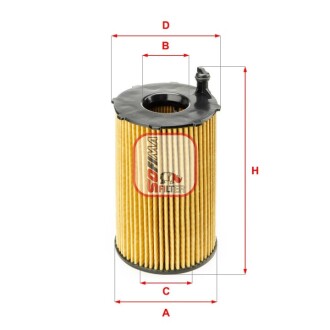 S 5141 PE SOFIMA Фільтр оливи S 5141 PE