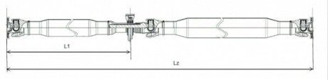 Карданний вал GKNP20022