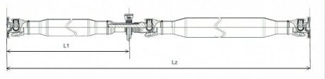 Карданний вал GKNP20023