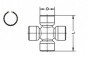 Шарнир SPIDAN U942 (фото 2)