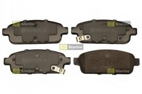 Дисковые тормозные колодки (задние) STARLINE BD S773 (фото 1)