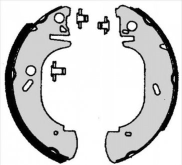 Барабанные тормозные колодки (задние) BC 06750
