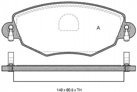 Дисковые тормозные колодки (передние) STARLINE BD S313 (фото 1)