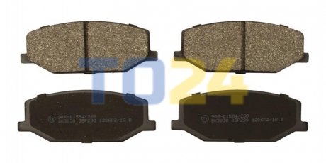 Дисковые тормозные колодки (передние) BD S458