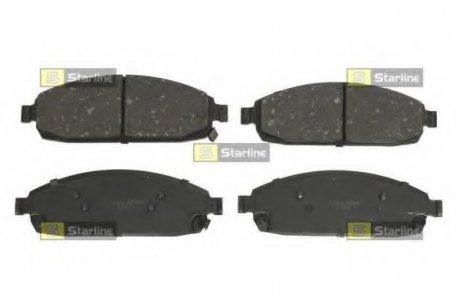 Дисковые тормозные колодки (передние) STARLINE BD S541 (фото 1)