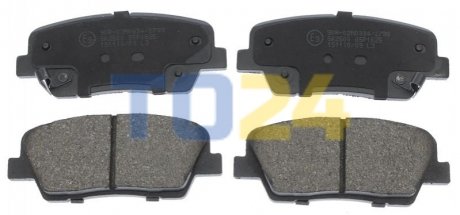 Дисковые тормозные колодки (задние) BD S880