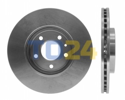 Тормозной диск (передний) STARLINE PB 21124 (фото 1)