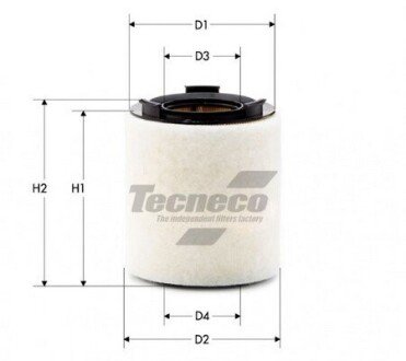 Повітряний фільтр TECNECO AR10822S (фото 1)