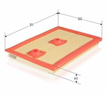 Повітряний фільтр TECNECO AR27009PM (фото 1)