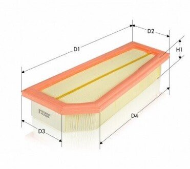 Воздушный фильтр (с дополнительным фильтром) TECNECO AR29150PMS (фото 1)