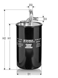 Топливный фильтр TECNECO GS722/1 (фото 1)