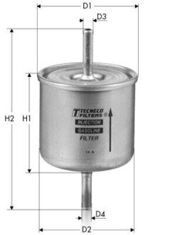 Топливный фильтр TECNECO IN98 (фото 1)