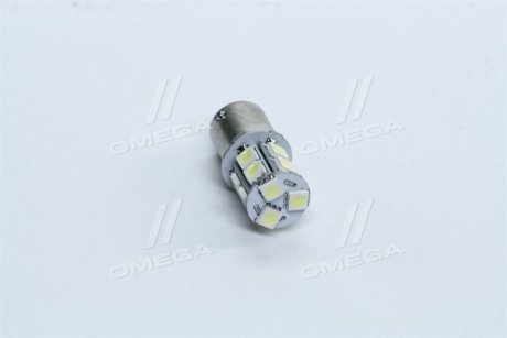 Лампа LED вказівників поворотів та стоп-сигналів (12SMD) BA15S 12V WHITE<TEMPEST> tmp-01S25-12V