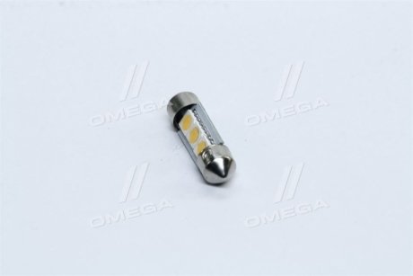 Лампа LED софітна C5W 24V T11x31-S8.5 (3 SMD size5050) WARM WHITE <> TEMPEST Tmp-07T11-24V (фото 1)