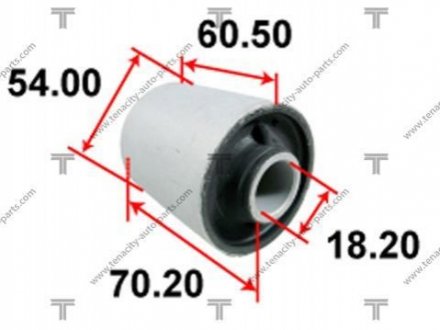 Сайлентблок важеля mazda telstar 93-97 TENACITY AAMMA1016 (фото 1)
