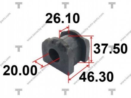 Втулка стабилизатора mitsubishi lancer1.8/2.0 08- ASBMI1012