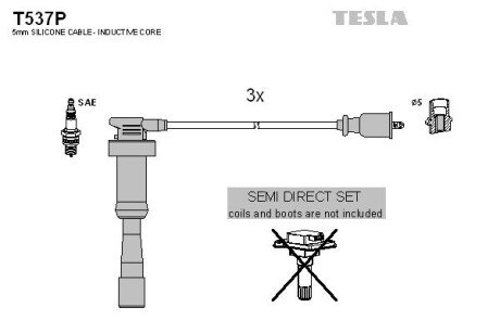 Комплект кабелiв запалювання T537P