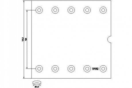 Тормозные колодки 1919201