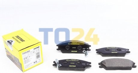 Дисковые тормозные колодки (передние) TEXTAR 2101202 (фото 1)