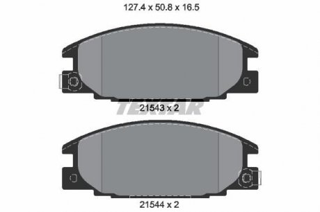 Тормозные колодки дисковые TEXTAR 2154302 (фото 1)
